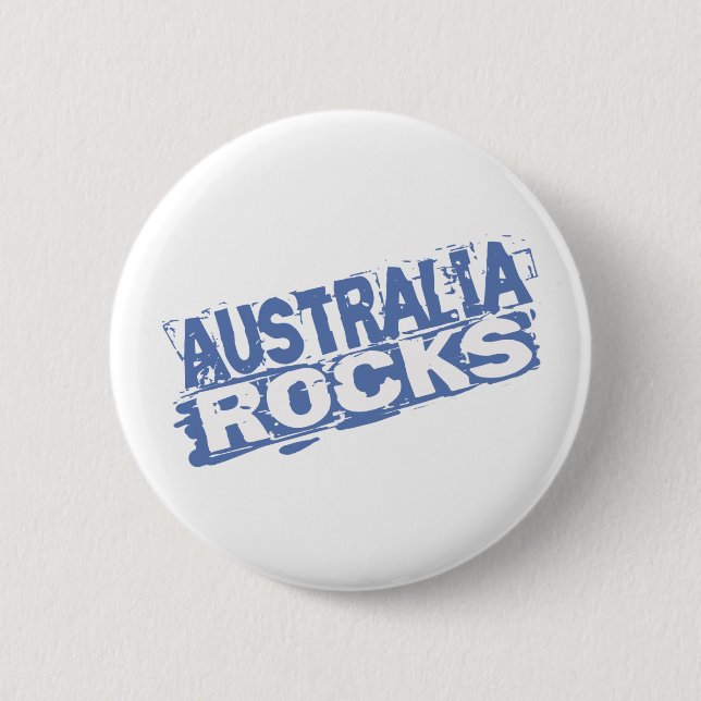 Australien-Felsen Button (Vorderseite)