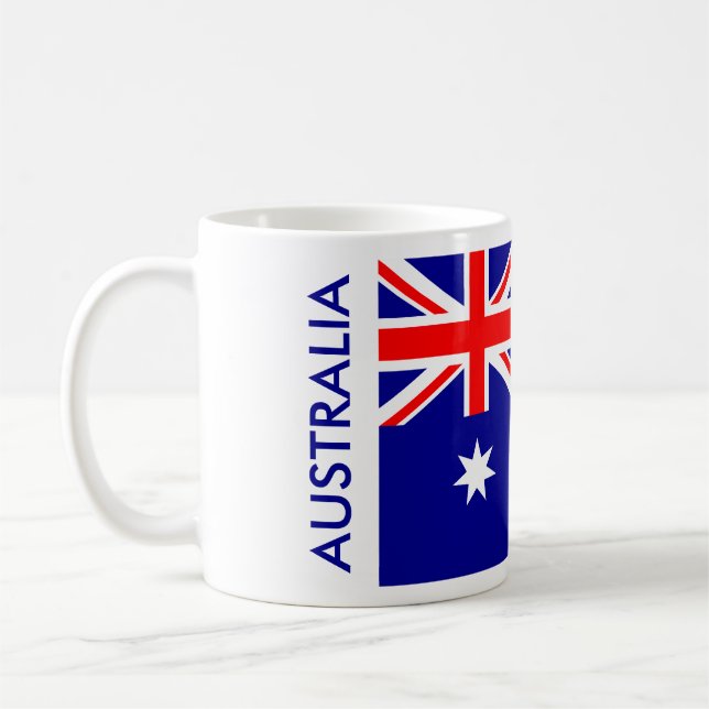 AUSTRALIEN FLAG KAFFEETASSE (Links)