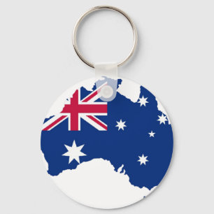 Australien Flagge Australia Style Design Schlüsselanhänger
