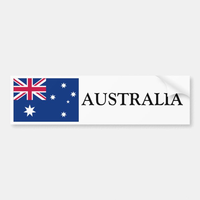 Australien-Flagge Autoaufkleber (Vorne)