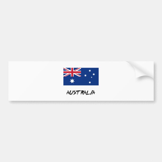 Australien-Flagge Autoaufkleber (Vorne)