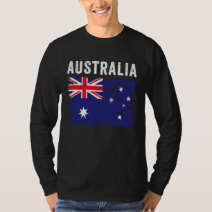 Australien-Flagge Distressed Männer Frauen Kinder T-Shirt