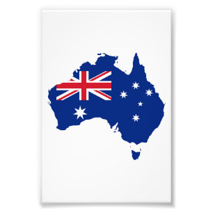 Australien-Flagge Fotodruck