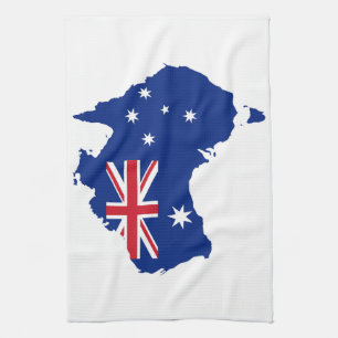 Australien-Flagge Geschirrtuch