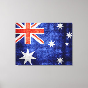 Australien-Flagge Leinwanddruck