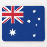 Australien-Flagge Mousepad<br><div class="desc">Dieser mousepad Entwurf enthält einfach die australische Flagge. Eine große Weise,  Australien zurückzurufen während am Computer.</div>