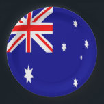 Australien-Flagge Pappteller<br><div class="desc">Suchen Sie "wowsmiley" nach mehr Produkten wie dieses.</div>
