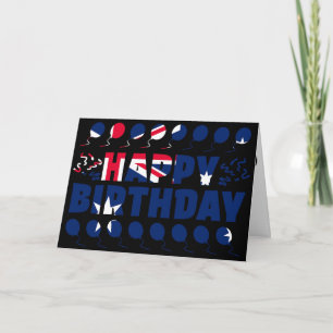 Australien Flagge Patriotic Geburtstag Karte