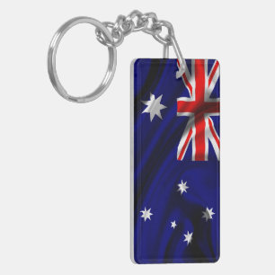 Australien Flagge Stoff Schlüsselanhänger