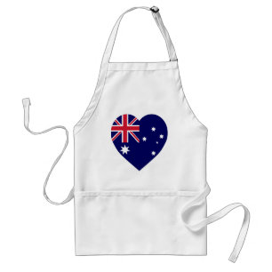 Australien-Flaggen-Herz Schürze