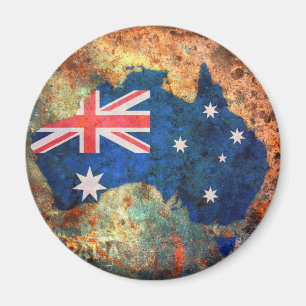 Australien-Flaggen-Karte Magnet