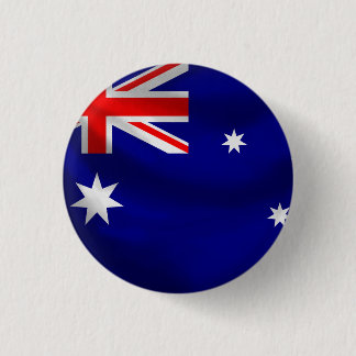 Australien-Flaggen-Knopf Button
