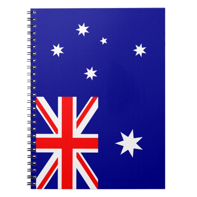 Australien-Flaggen-Notebook Notizblock (Vorderseite)