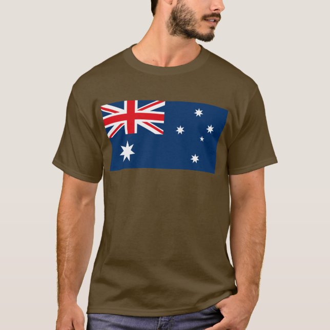 Australien-Flaggen-T - Shirt (Vorderseite)