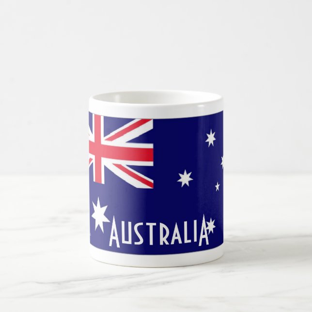 Australien-Flaggen-Tasse Kaffeetasse (Mittel)