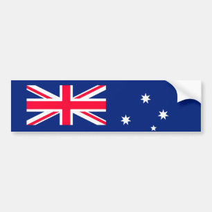 Australien Flaggenbild für Bumper-Aufkleber Autoaufkleber