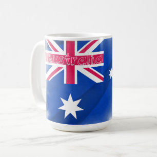 Australien Flaggenflagge Kaffeetasse