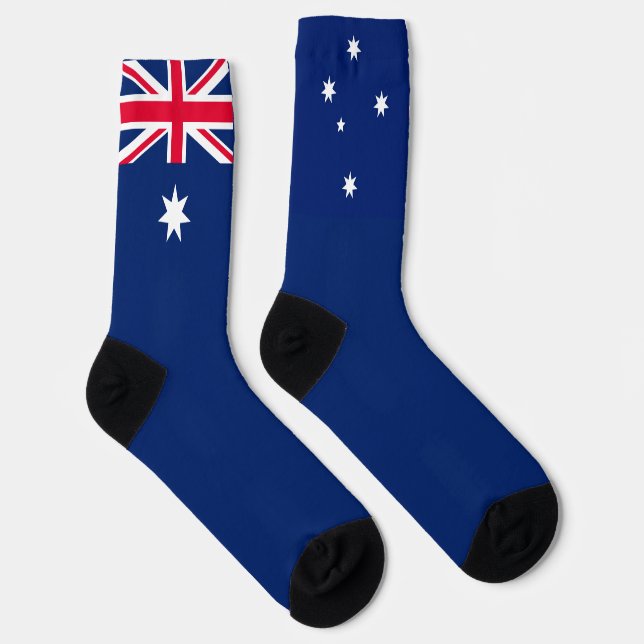 Australien Flaggenpatriotischer australischer Nati Socken (Rechts)