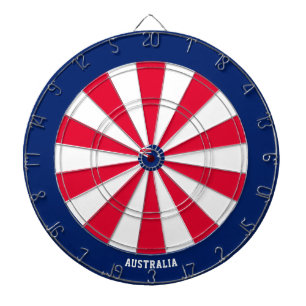 Australien Flaggenpatrons Bullseye Dartscheibe