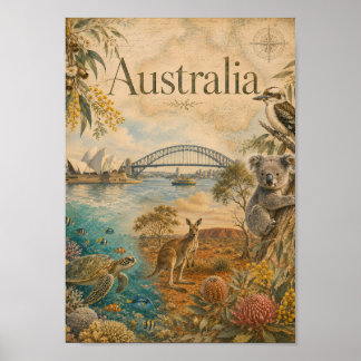 Australien für Australien-Liebhaber Poster