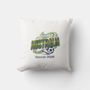 Australien Fußball 2026 Fußball Fett Land Typograf Kissen