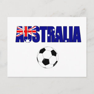 Australien Fußball 5044 Postkarte