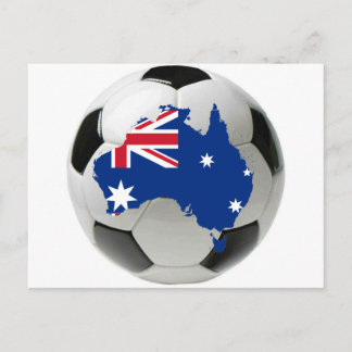 Australien Fußball-Fußball Postkarte