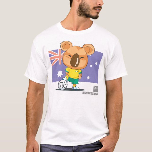Australien-Fußball T-Shirt (Vorderseite)