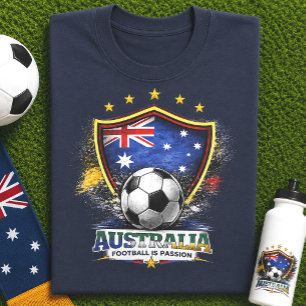 Australien Fußballfan Fußball Weltmeisterschaft An T-Shirt