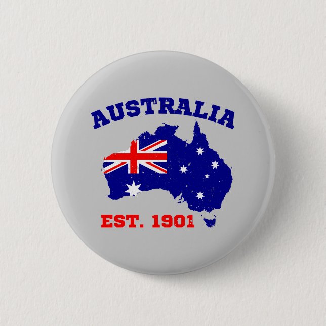 Australien gegründet 1901 button (Vorderseite)
