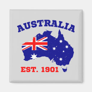 Australien Gegründet 1901 Magnet