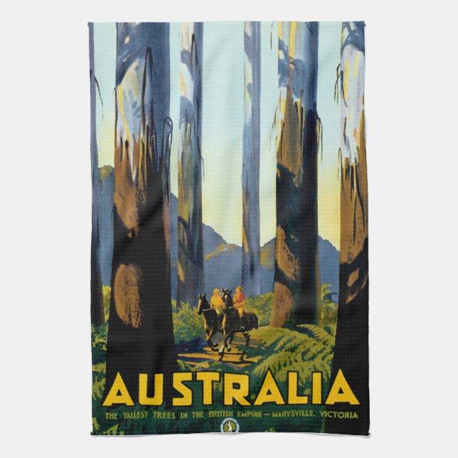 Australien Geschirrtuch (Vertikal)