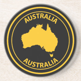 Australien Getränkeuntersetzer