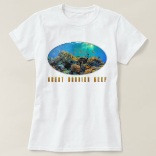 Australien Great Barrier Reef stilisiert T-Shirt