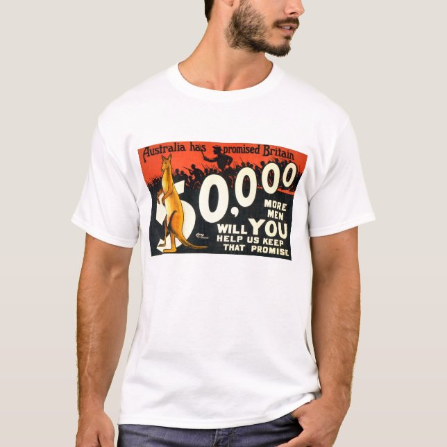 Australien hat Großbritannien versprochen T-Shirt (Vorderseite)