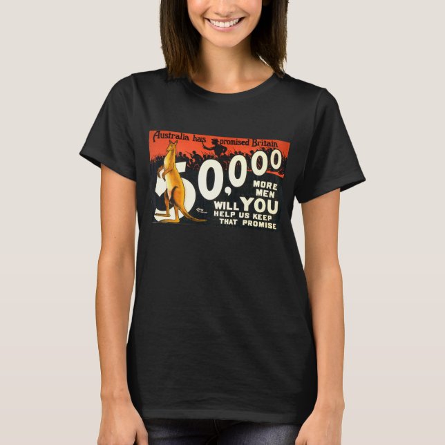Australien hat Großbritannien versprochen T-Shirt (Vorderseite)