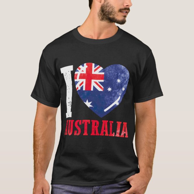 Australien I Liebe Australien T-Shirt (Vorderseite)