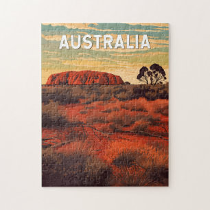 Australien Illustration Travel Art Vintag