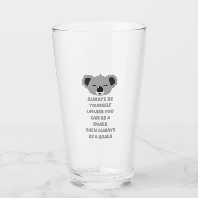Australien immer selbst Koala Bear Glas (Vorderseite)