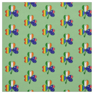 Australien Irland Gay Pride Kleeblatt Stoff