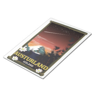 Australien Island Reiseplakat Notizblock