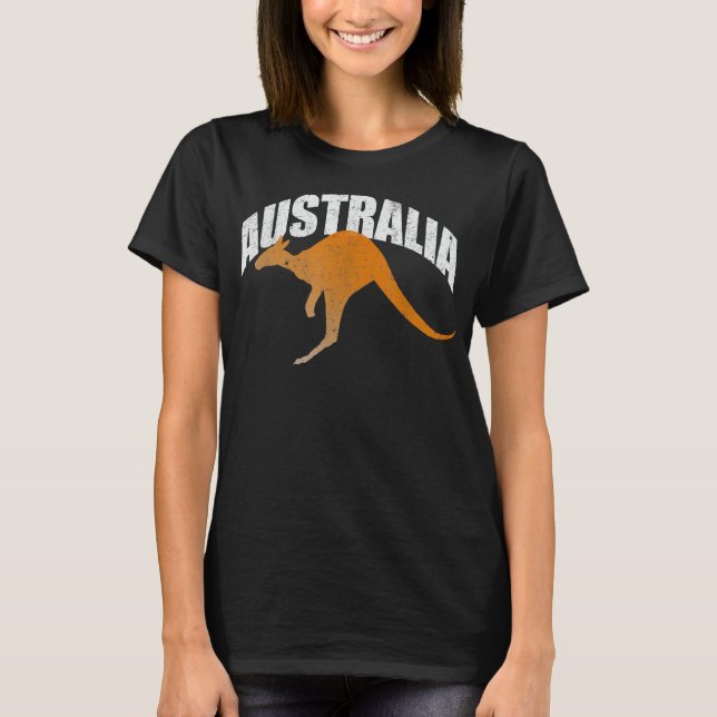 Australien Kangaroo | Australischer Souvenir-T - S T-Shirt (Vorderseite)