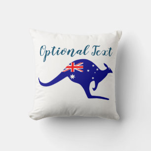 Australien Kangaroo & Flag Kissen