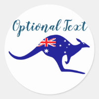 Australien Kangaroo & Flag