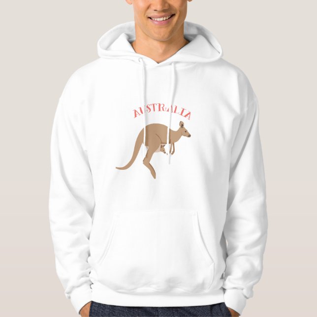 Australien Kangaroo Hoodie (Vorderseite)