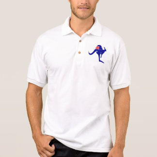 Australien-Känguru-Flagge Polo Shirt