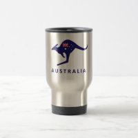 AUSTRALIEN-KÄNGURU-FLAGGEN-REISE-TASSE