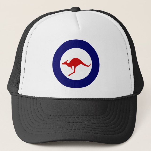 Australien-Kängurumilitärluftfahrt roundel Truckerkappe (Vorderseite)