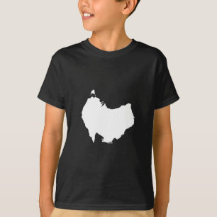 Australien Karte unter Visuellem Puffsack-Spaß T-Shirt