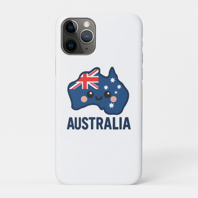 Australien Kawaii Fusion - Bold & Adorable Case-Mate iPhone Hülle (Rückseite)